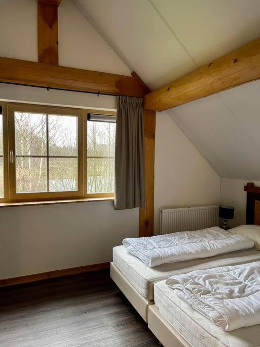 Unieke Houten Villa Met Sauna In Twente - 6P Den Ham المظهر الخارجي الصورة