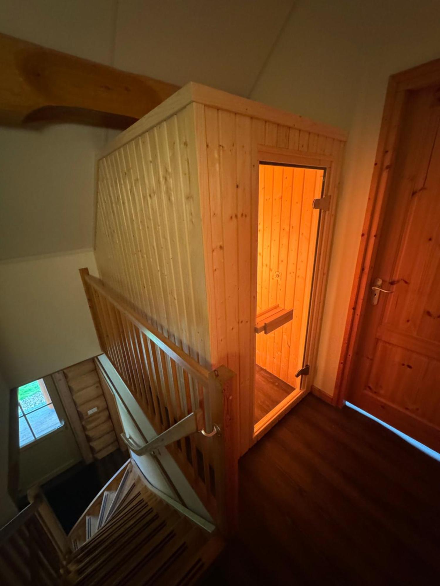 Unieke Houten Villa Met Sauna In Twente - 6P Den Ham المظهر الخارجي الصورة