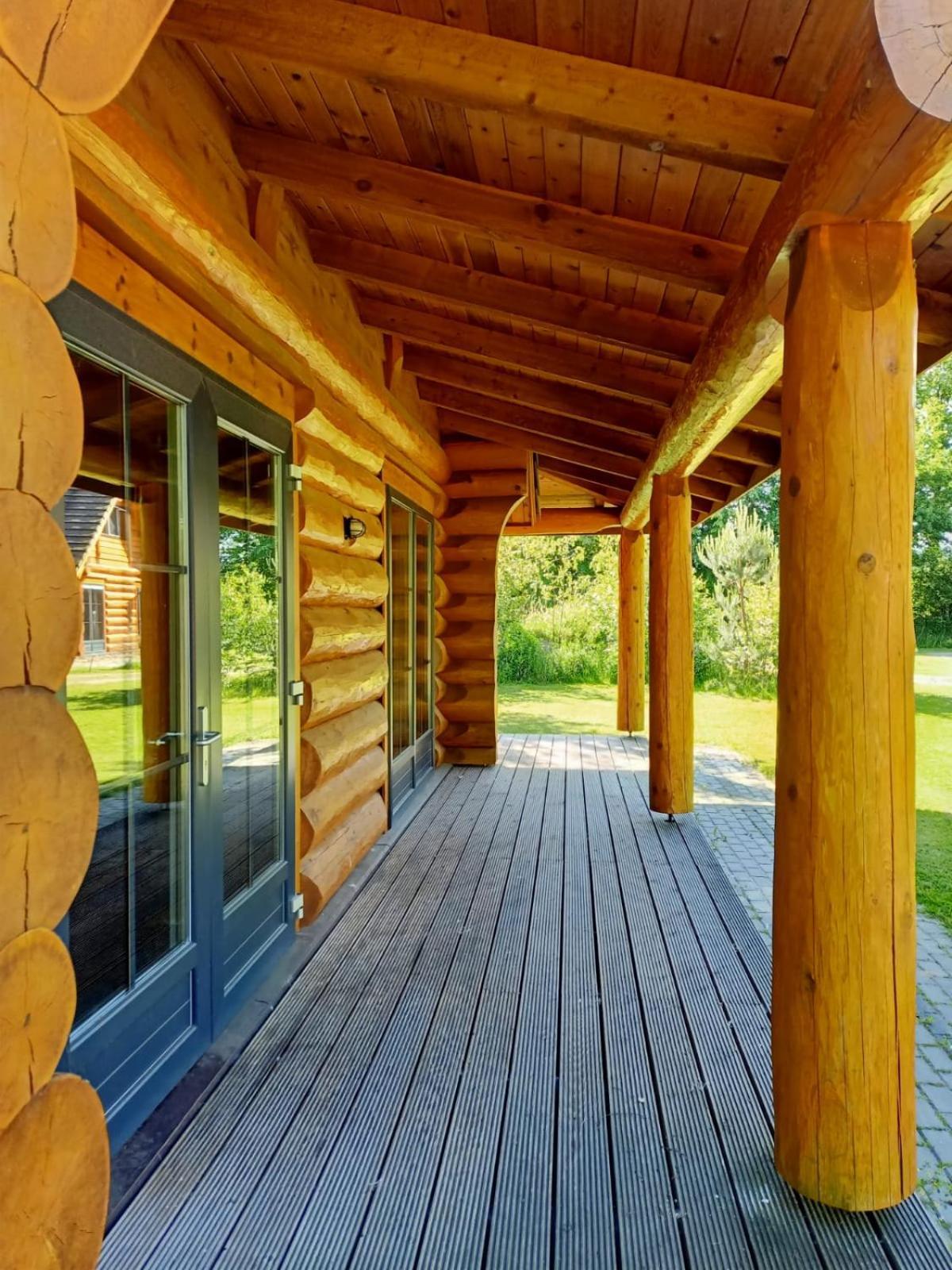 Unieke Houten Villa Met Sauna In Twente - 6P Den Ham المظهر الخارجي الصورة
