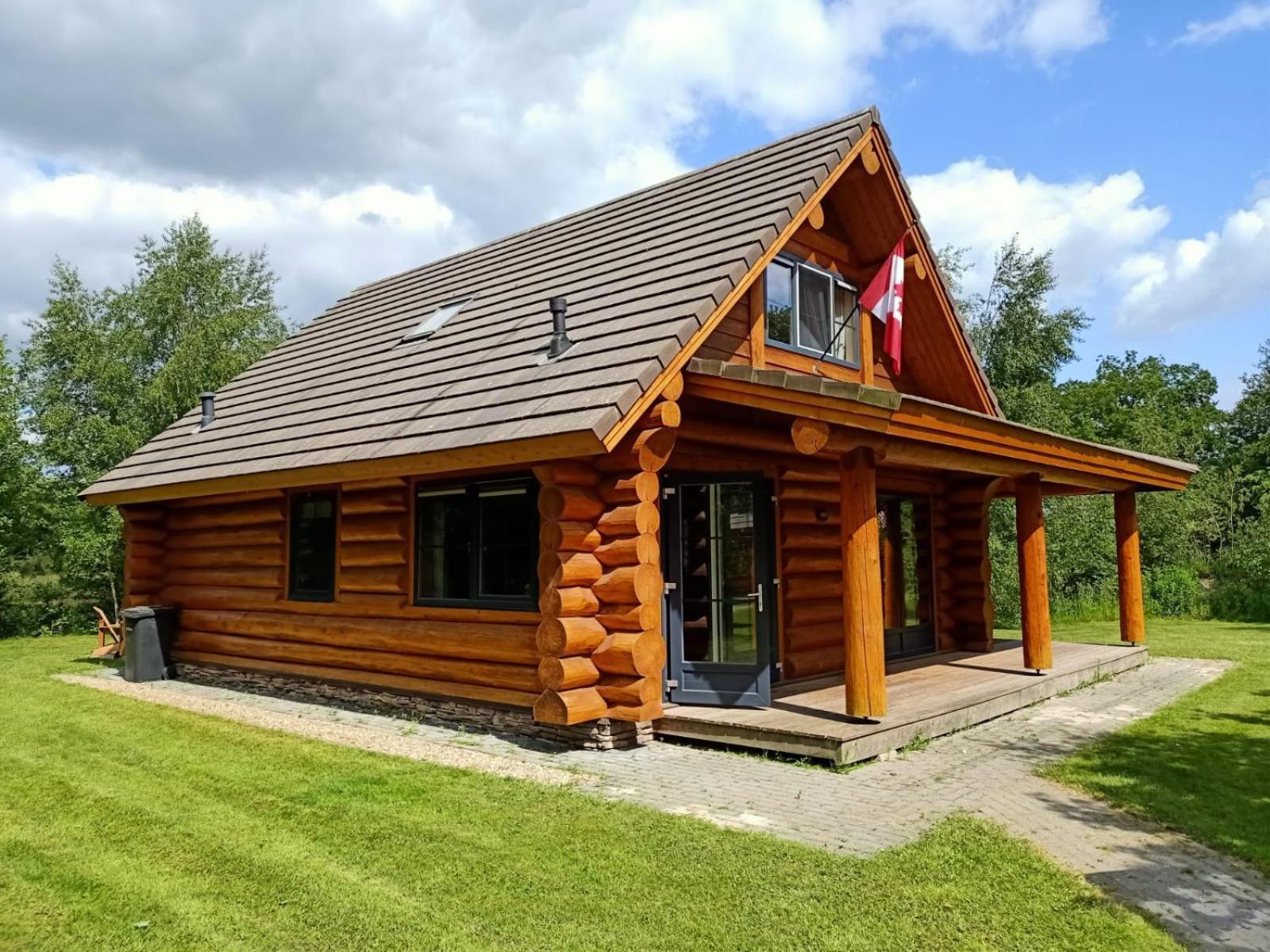 Unieke Houten Villa Met Sauna In Twente - 6P Den Ham المظهر الخارجي الصورة