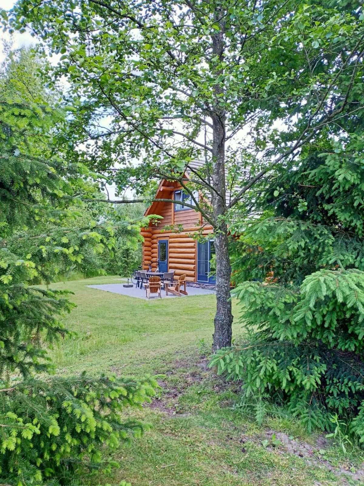 Unieke Houten Villa Met Sauna In Twente - 6P Den Ham المظهر الخارجي الصورة