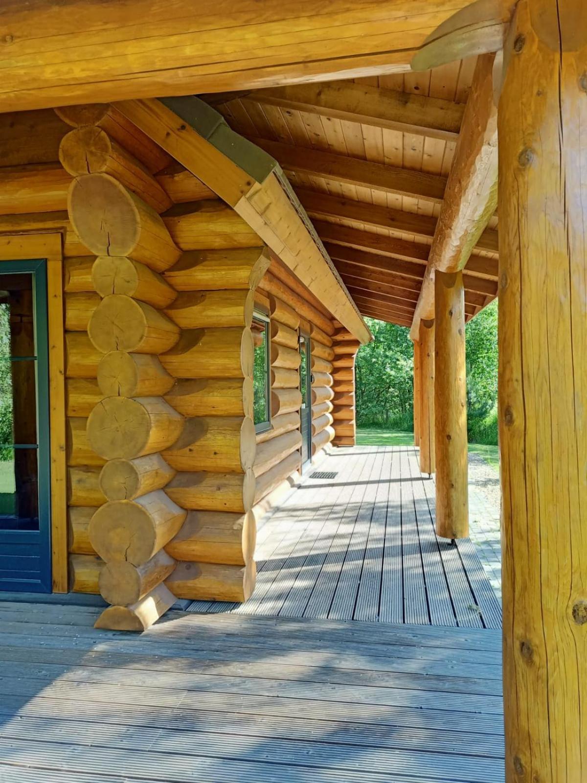 Unieke Houten Villa Met Sauna In Twente - 6P Den Ham المظهر الخارجي الصورة